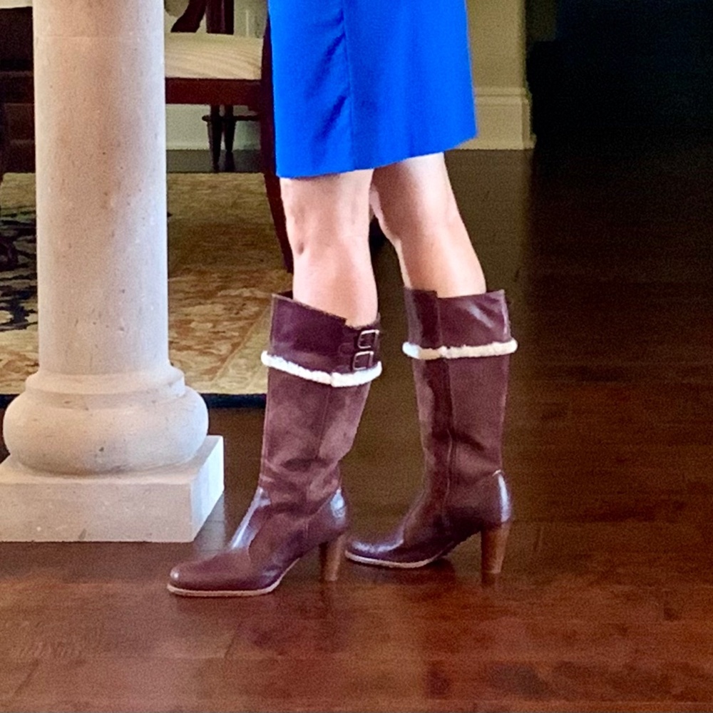 Size 10 UGG Australia RAYA Chocolate brown Knee High Boots